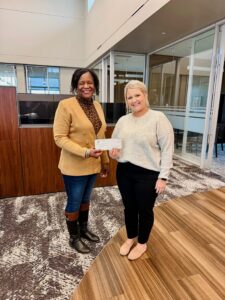 Pictured, from left: Inner City Revitalization Corp. Executive Director Barbara Dashiell with FFBLA Branch Manager/Lender Natalie Kelly.