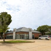 A ground level photo of the First Federal Bank of Louisiana Keyser Branch located at 701 Keyser Ave. in Natchitoches, Louisiana.